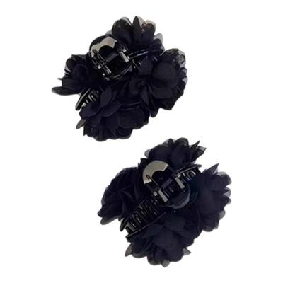 新中式头饰簪花小发夹玫瑰花朵