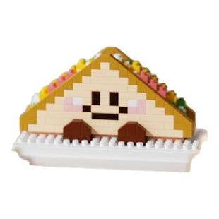 三明治面包积木卡通公仔甜甜圈儿童拼装玩具孩子礼物女孩男孩亲子