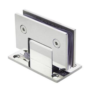 浴室夹304不锈钢180度淋浴房门铰链90度哑黑色折页玻璃门合页门夹