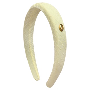 韩系高颅顶黄色宽边发箍女款高级感洋气时尚压发头饰头箍2026新款
