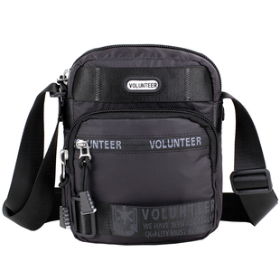 新款华朗迪尔volunteer单肩斜挎运动休闲挎小包男女韩版牛津布包