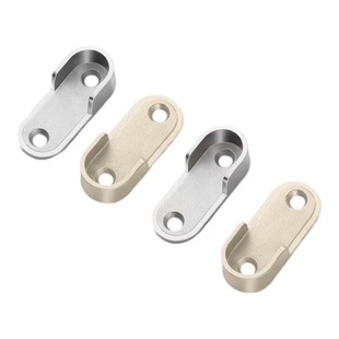 衣柜挂衣杆固定配件不锈钢管固定座横杆支架连接件法兰座固定卡扣