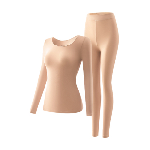 完美记忆发热肌底美肤衣女款秋衣秋裤套装隐形无痕冬季保暖内衣薄