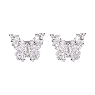 适用华为freeclip2耳夹耳机钻扣蝴蝶锆石蓝牙耳夹扣装饰耳饰配饰