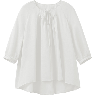 【苎麻】播商场同款宽松衬衫女夏季新款轻薄漂亮小衫BDS7HD2950