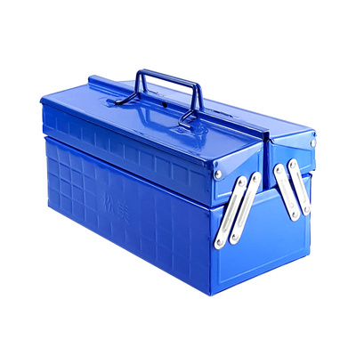 工具箱双三层不锈钢铁皮收纳箱盒