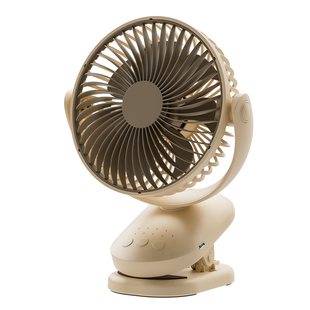 自动摇头夹子式小风扇usb充电学生宿舍卧室床头办公室桌面上静音大风力迷你小型便携台式户外露营婴儿车电扇