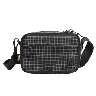 正品CORDURA考杜拉单肩斜挎包经典格子纹男女通用百搭方形小背包