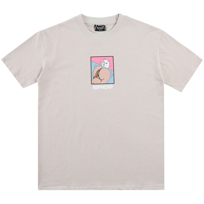 美国RIPNDIP恶搞蜜桃与猫纯棉T恤