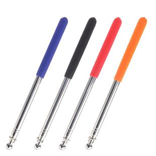教鞭杆 伸缩不锈钢旗杆导游杆教学教鞭1.2米 1.6米教学教棍户外旗杆 橡胶手柄防滑随意伸缩固定长度方便携带
