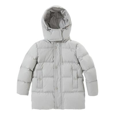 加厚保暖中长款童装鹅小宝男