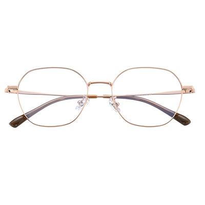 依视路镜片Tonney多边形眼镜男女