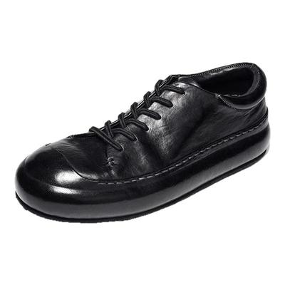 DREAMBOX钧博vibram重水洗马皮舒适透气不闷脚休闲板鞋高级感男鞋