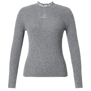 【山羊绒】卡迪黛尔商场同款时尚简约气质软糯羊绒针织衫冬