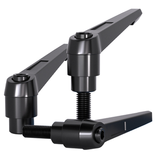 可调位紧定手柄螺丝7字型棘轮把手L型快速自锁紧扳手旋转手拧螺栓