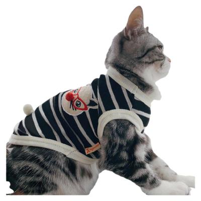 猫咪衣服防掉毛幼猫保暖薄款