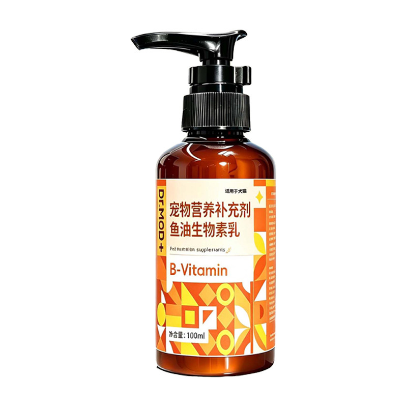 蒙多博士宠物鱼油生物素乳猫咪狗狗通用美毛亮毛缓解掉毛营养补充