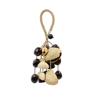 果壳摇铃包包挂件车挂音疗挂音疗乐器音束排铃挂件音疗手摇铃挂饰