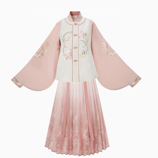 云藏月绣小肥啾原创明制比甲汉服女装秋季款成人新改良古装超仙