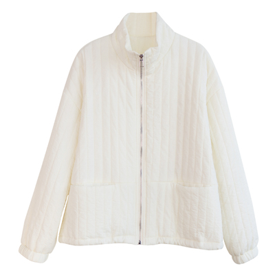 休闲百搭宽松棒球服轻薄棉服外套