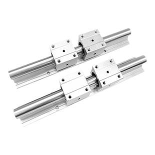 SBR直线圆柱光轴导轨铝托导轨滑块高精度木工推台手推锯滑轨滑台