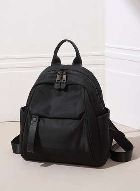 耐用牛津布双肩包女时尚小背包2024新款学生书包潮流旅行女包小包