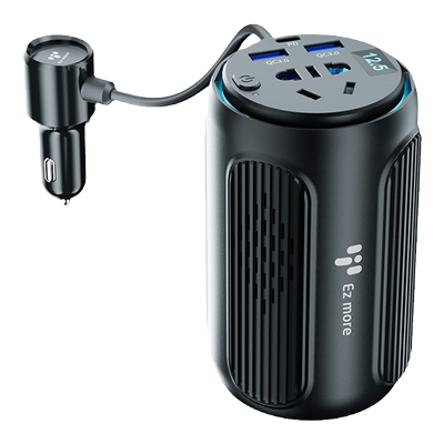 快充转换器12V转220V车载充电器