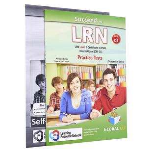 Succeed in LRN CEFR C1 Practice Tests Self-study LRN iESOL考试冲刺宝典 C1等级 模拟测试 备考自学套装 含答案