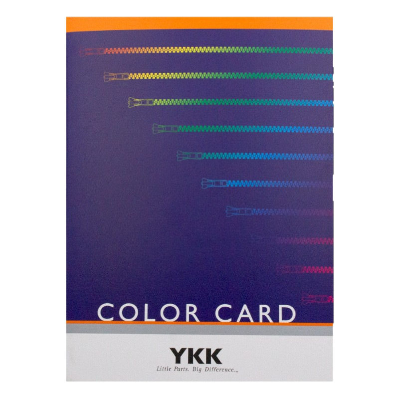 YKK拉链色卡全新原装正品