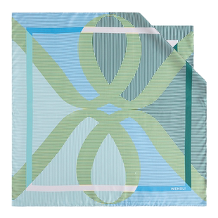 万事利2025新款100%桑蚕丝非遗丝织真丝丝巾大方巾披肩女88cm知韵