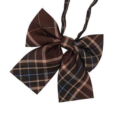 带带帅色织涤棉休闲格纹领带包邮