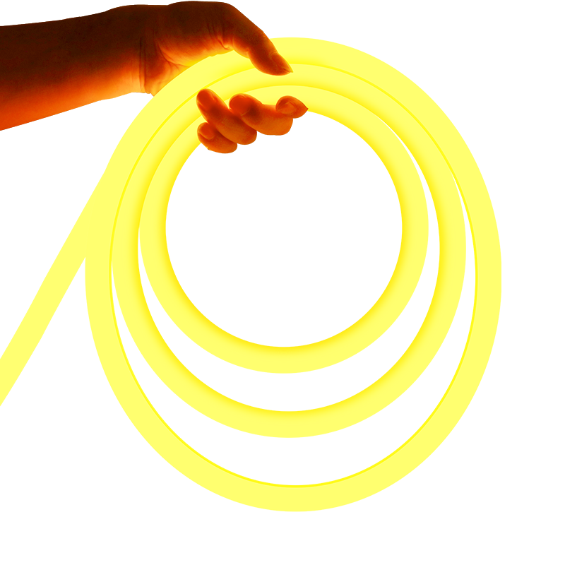 led柔性灯带圆形氛围霓虹防水户外超亮广告招牌工程亮化线形灯条