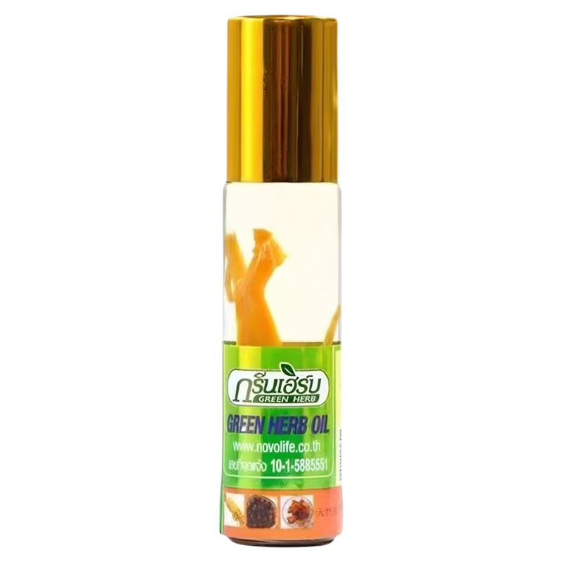 泰国GreenHerb人参青草油薄荷