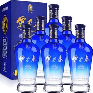 伊力特50度伊力春蓝钻石6瓶白酒整箱装包邮浓香型口粮酒跑量款