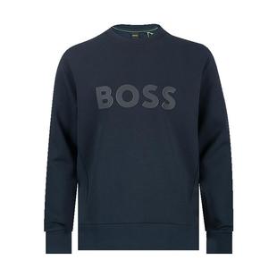 Hugo Boss雨果-博斯logo贴花全棉套头卫衣男士2026新款XY推广