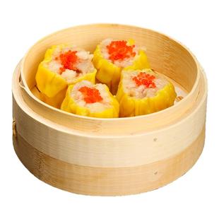 粤原饺虾仁烧麦速食早餐半成品猪肉干蒸广式早餐茶楼蟹籽鲜肉烧麦