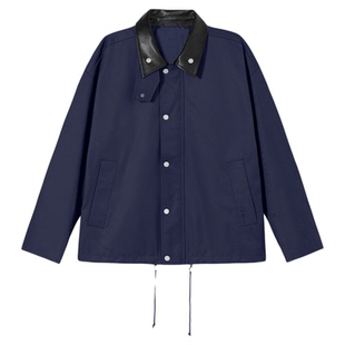 PSO Brand 男装女装美式巴恩风复古撞色宽松工装夹克秋季外套男款