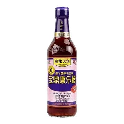 上海宝鼎天鱼康乐醋500ml瓶