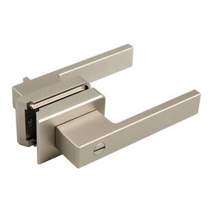 极窄边框玻璃门锁卫生间磁吸锁静音室内门铝合金平开有框门带钥匙