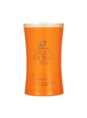 七彩云南滇香之源滇红茶铁罐80g
