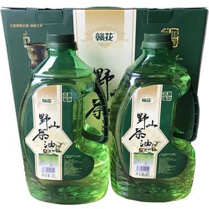 赣花野山茶油2L*2纯冷榨江西茶籽