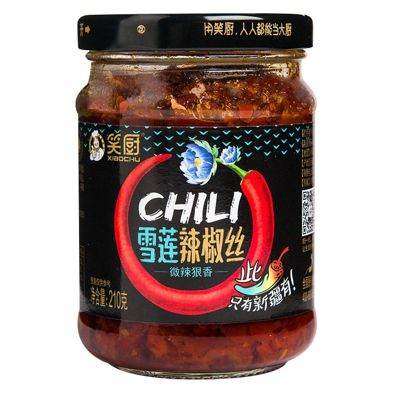 笑厨新疆辣椒丝小瓶装