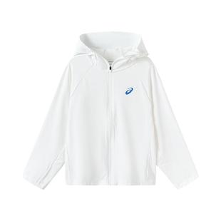 ASICS/亚瑟士童装夏季新款男女童UPF50+防晒衣服针织大帽檐外套