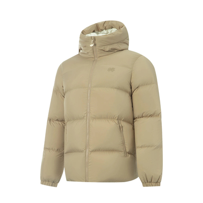 李宁男子鸭绒保暖短羽绒服