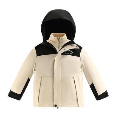 罗蒙三合一冲锋男童羽绒服