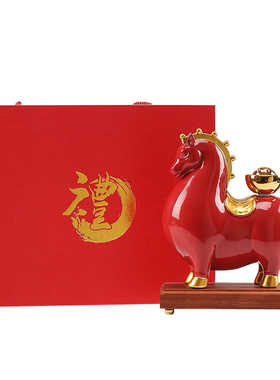 陶瓷马摆件家居装饰文玩摆设送礼