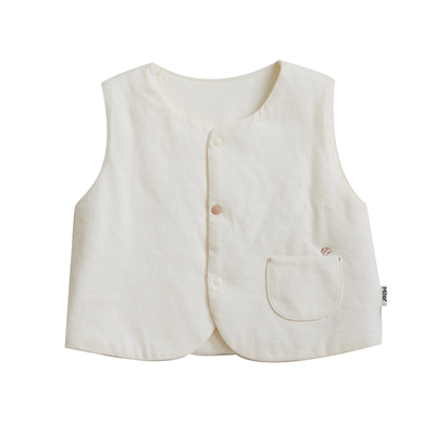 婴儿原棉马甲秋冬保暖背心
