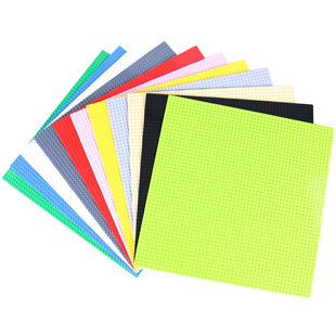 积木底板小颗粒积木墙地板底座底版底盘拼装玩具墙面桌面兼容某高