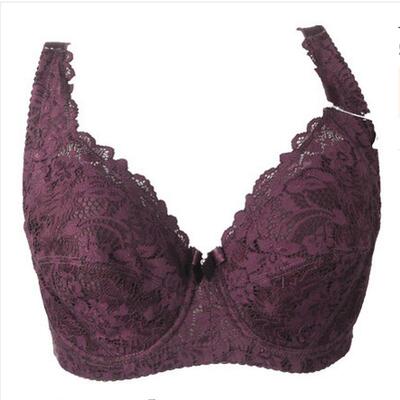 紫兰蒂三排扣包容性好文胸