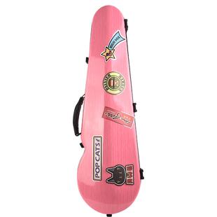 超轻小提琴琴盒成人儿童琴包双肩背防水琴盒粉色同款宫园薰贴纸